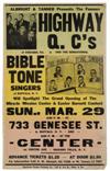 (MUSIC.) GOSPEL. Albright and Tanner Attractions. Fairfield Four, C.B.S. Trumpeteers, et al * Highway Q.C.''s, Bible-Tone Singers et